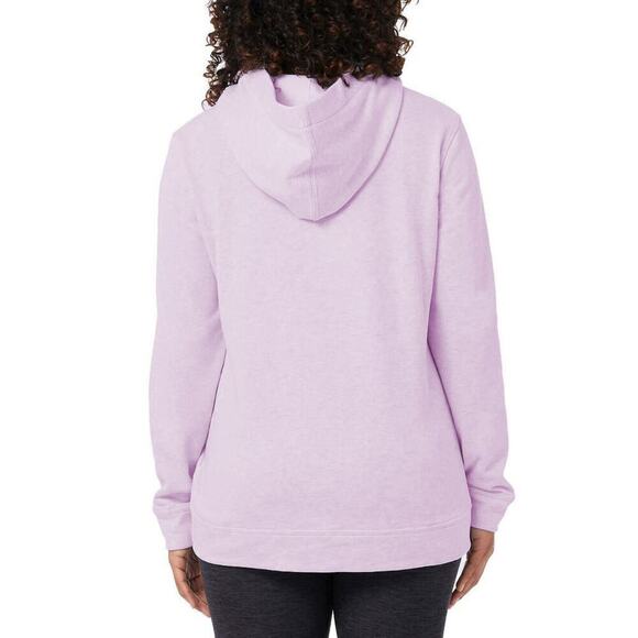 New! 32 Degrees Women's Kangaroo Pocket Lightweight Cotton Blend Pullover Hoodie - Picture 3 of 9